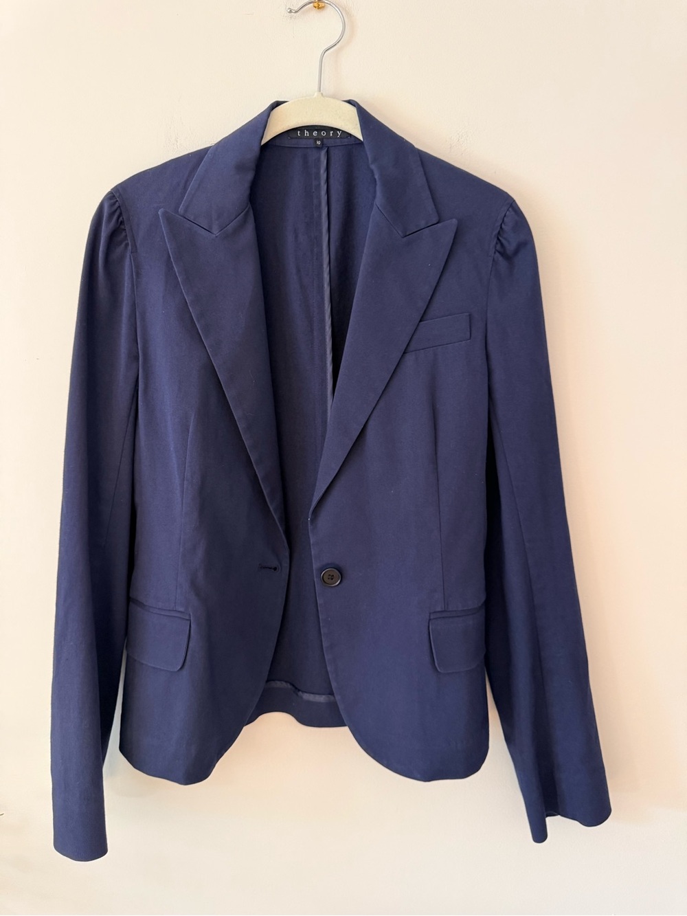 Theory Dark Navy Tailored Blazer